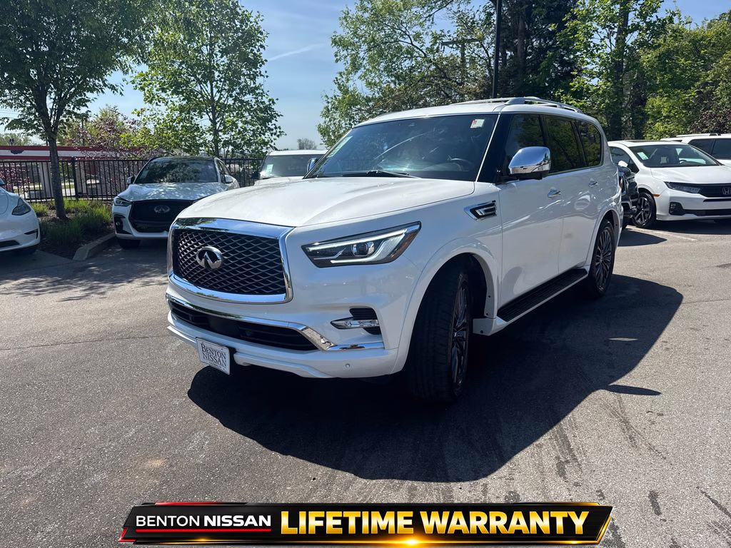 2023 Moonstone White INFINITI QX80 Sensory 4X4 SUV