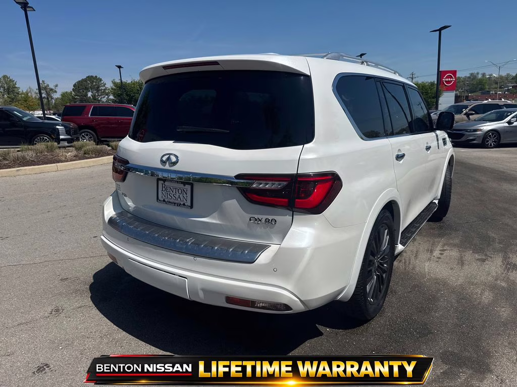 2023 Moonstone White INFINITI QX80 Sensory 4X4 SUV