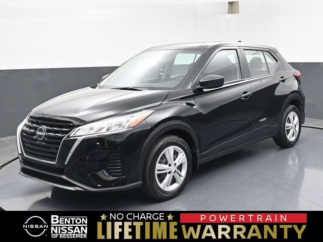 2024 Super Black Nissan Kicks S FWD SUV