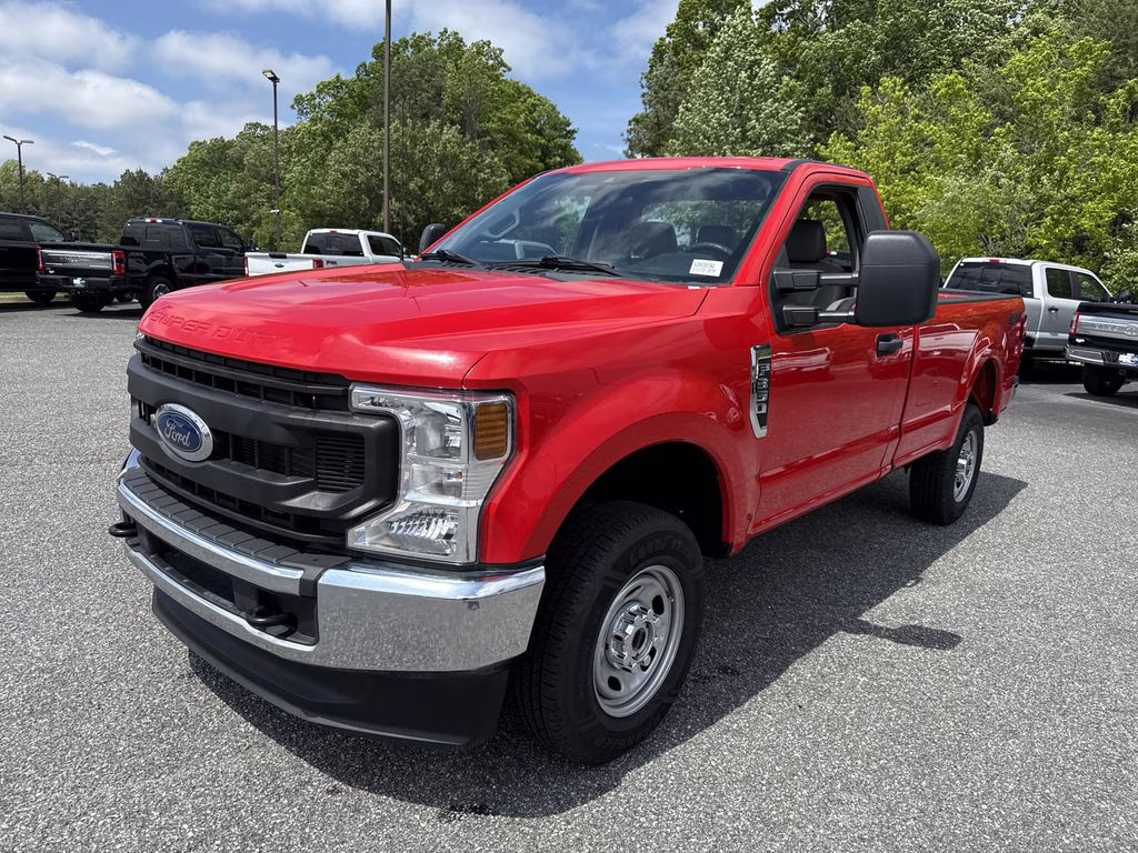 2022 Race Red Ford Super Duty F-350 SRW XL 4X4 Truck