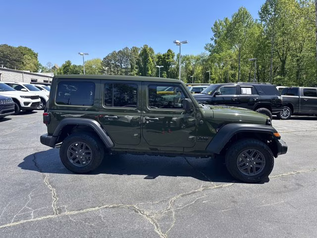 2024 Sarge Green Clearcoat Jeep Wrangler Sport S 4X4 Convertible