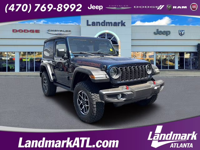 2025 Fathom Blue Pearlcoat Jeep Wrangler Rubicon 4X4 Convertible