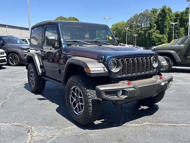 2025 Fathom Blue Pearlcoat Jeep Wrangler Rubicon 4X4 Convertible