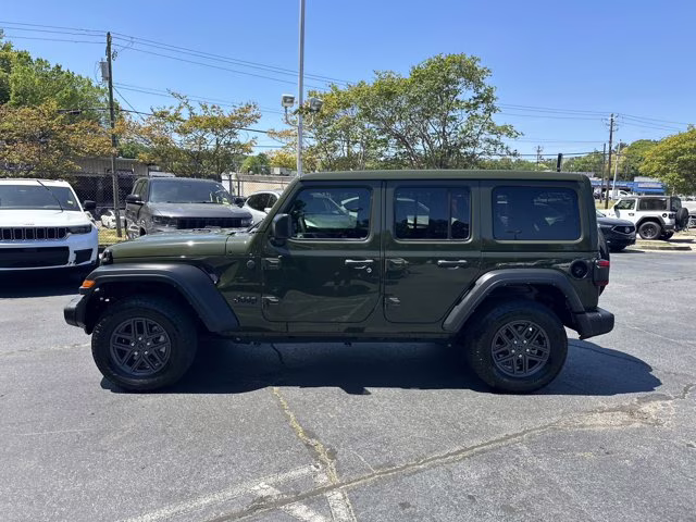 2024 Sarge Green Clearcoat Jeep Wrangler Sport S 4X4 Convertible