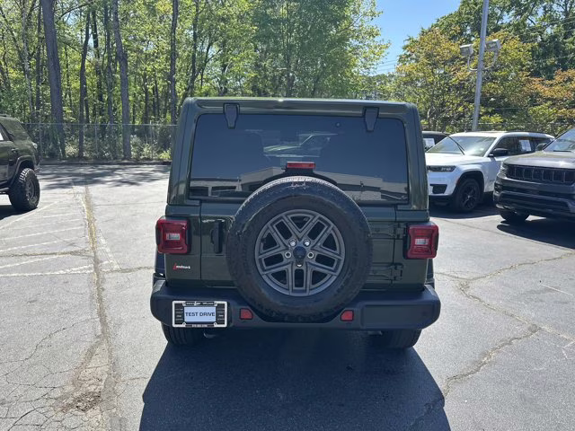 2024 Sarge Green Clearcoat Jeep Wrangler Sport S 4X4 Convertible
