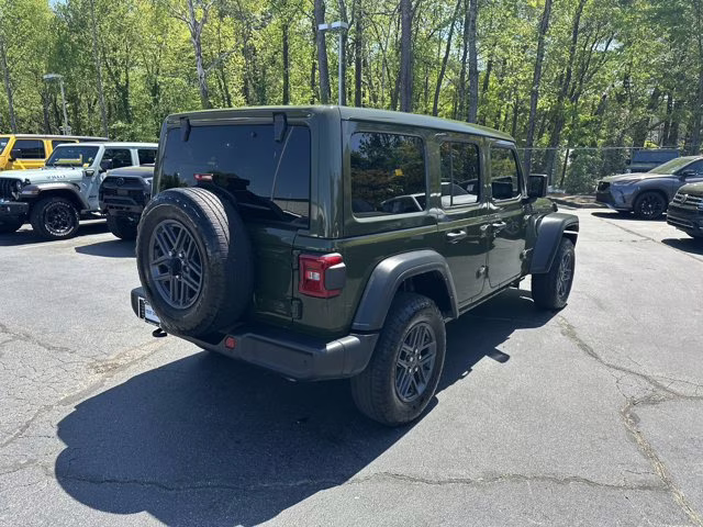 2024 Sarge Green Clearcoat Jeep Wrangler Sport S 4X4 Convertible