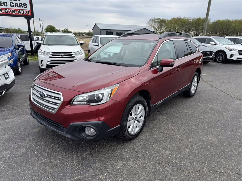 2017 Venetian Red Pearl Subaru Outback 2.5i Premium AWD Crossover
