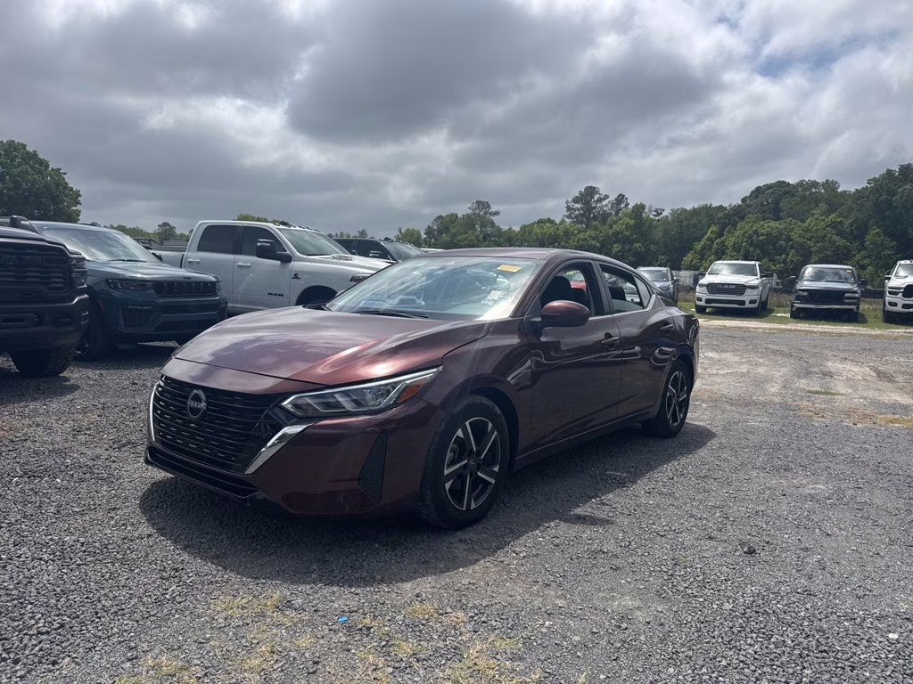 2025 Rosewood Metallic Nissan Sentra SV FWD Sedan
