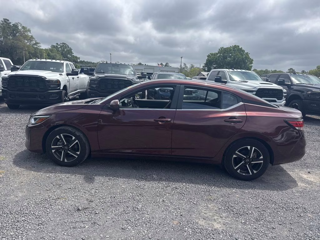 2025 Rosewood Metallic Nissan Sentra SV FWD Sedan
