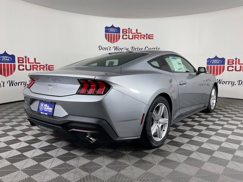 2026 Silver Metallic Ford Mustang EcoBoost RWD Coupe