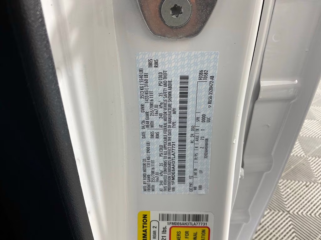 2026 Oxford White Ford Bronco Base 4X4 SUV