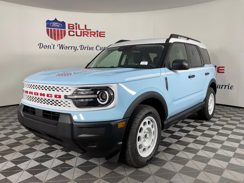 2026 Blue Ford Bronco Sport Heritage 4X4 SUV