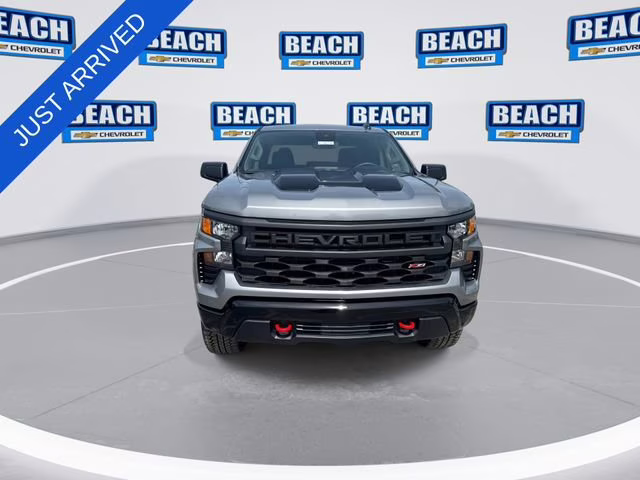 2026 Sterling Gray Metallic Chevrolet Silverado 1500 Custom Trail Boss 4X4 Truck