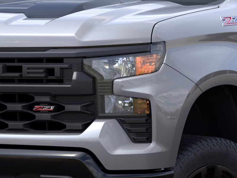2026 Sterling Gray Metallic Chevrolet Silverado 1500 Custom Trail Boss 4X4 Truck