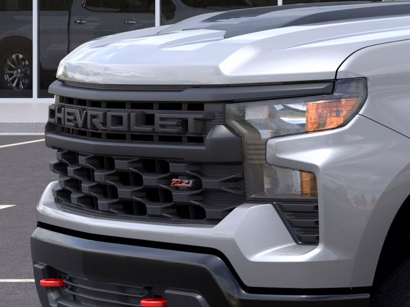 2026 Sterling Gray Metallic Chevrolet Silverado 1500 Custom Trail Boss 4X4 Truck