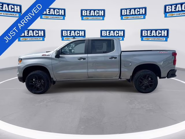 2026 Sterling Gray Metallic Chevrolet Silverado 1500 Custom Trail Boss 4X4 Truck