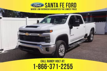 2025 Summit White Chevrolet Silverado 2500HD LT 4X4 Truck