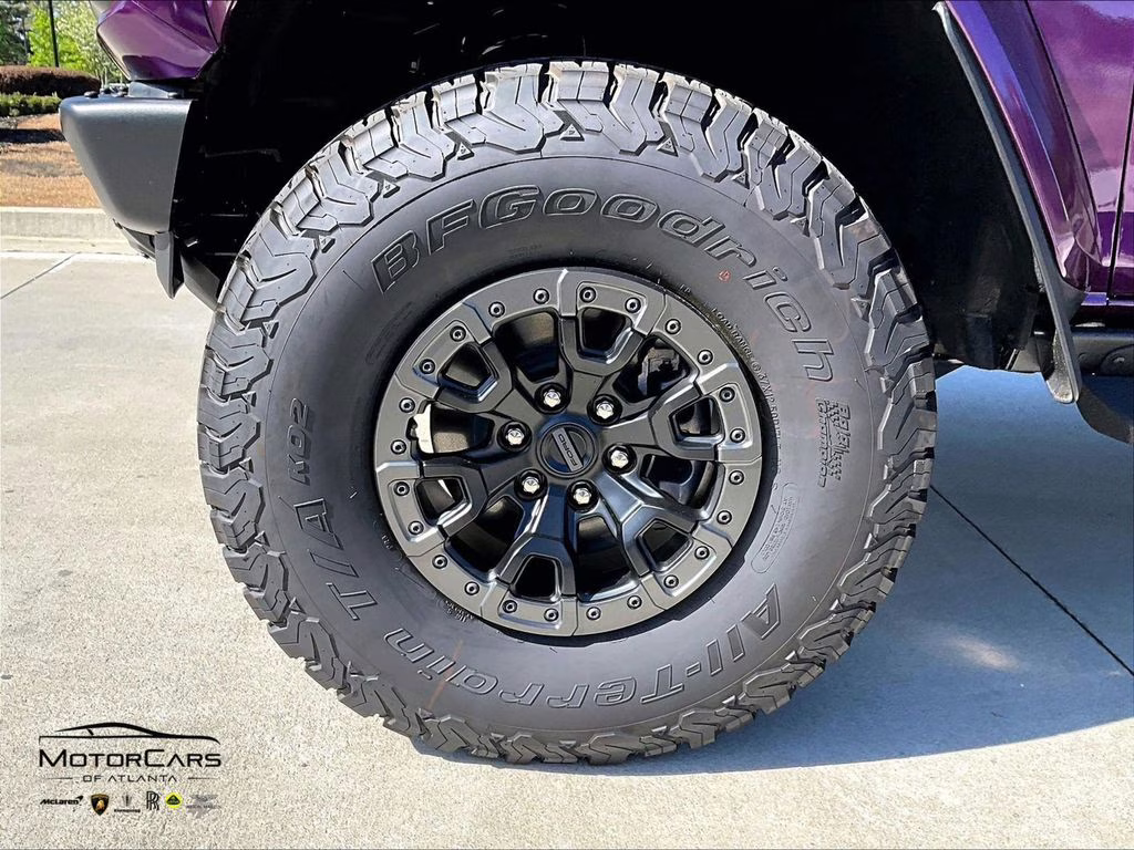 2025 Shadow Black Ford Bronco Raptor w/ Purple Wrap 4X4 SUV