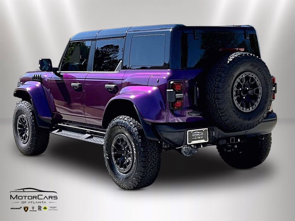 2025 Shadow Black Ford Bronco Raptor w/ Purple Wrap 4X4 SUV