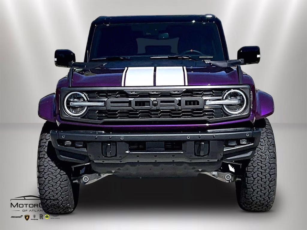 2025 Shadow Black Ford Bronco Raptor w/ Purple Wrap 4X4 SUV