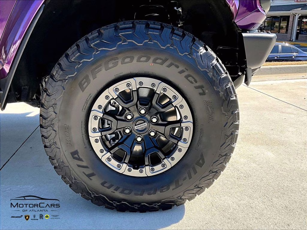 2025 Shadow Black Ford Bronco Raptor w/ Purple Wrap 4X4 SUV