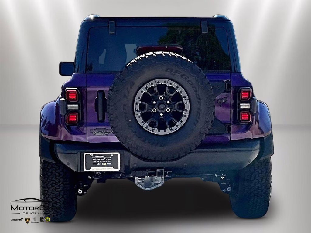 2025 Shadow Black Ford Bronco Raptor w/ Purple Wrap 4X4 SUV