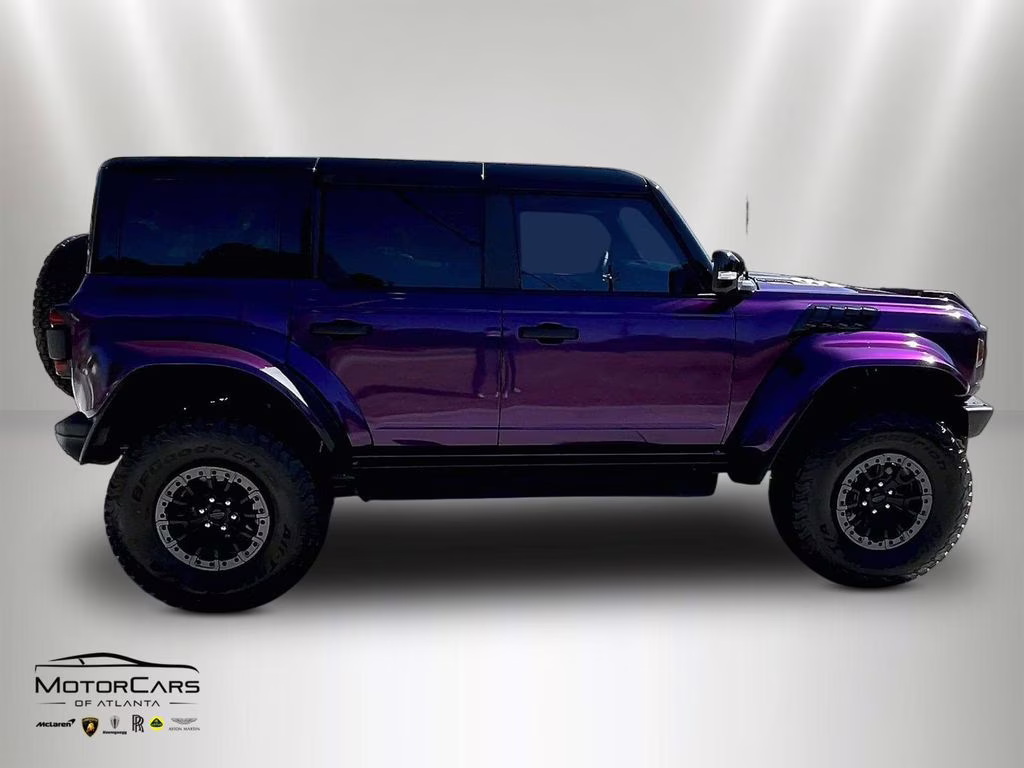 2025 Shadow Black Ford Bronco Raptor w/ Purple Wrap 4X4 SUV
