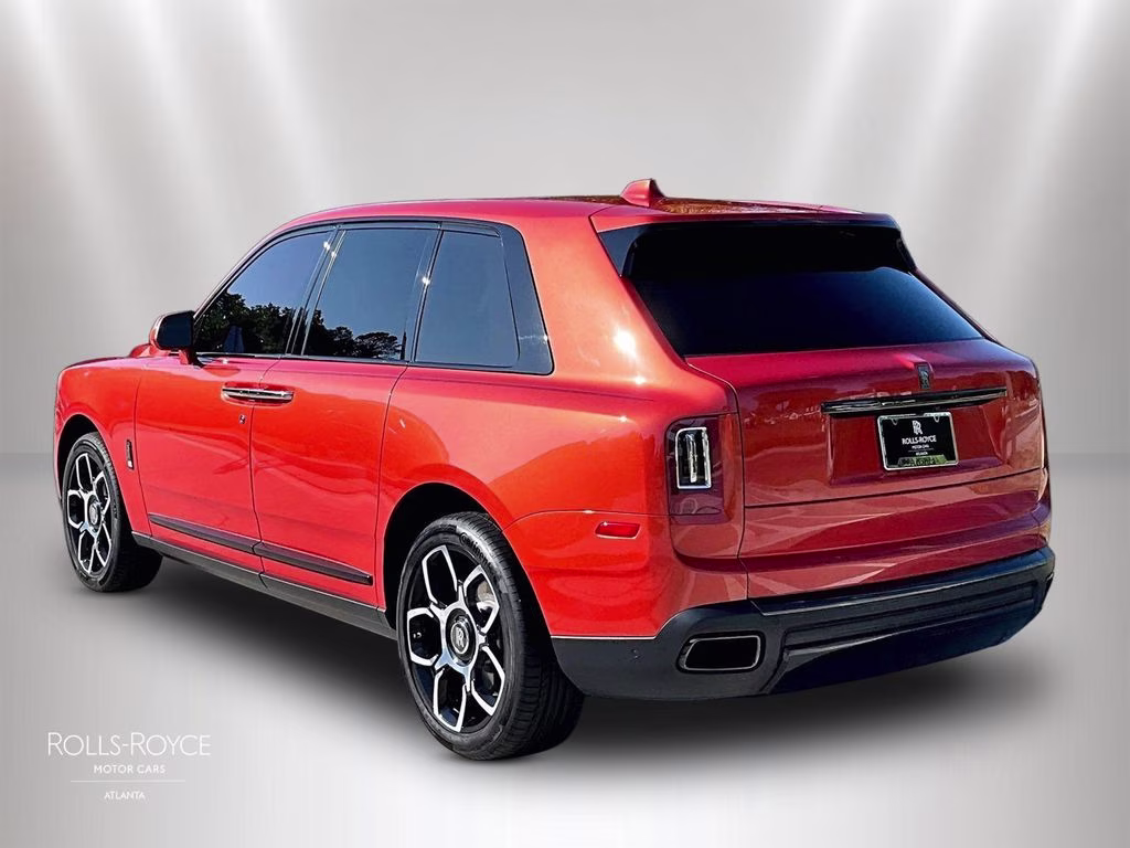 2022 Crystal over Orange Metallic Rolls-Royce Cullinan Black Badge AWD SUV