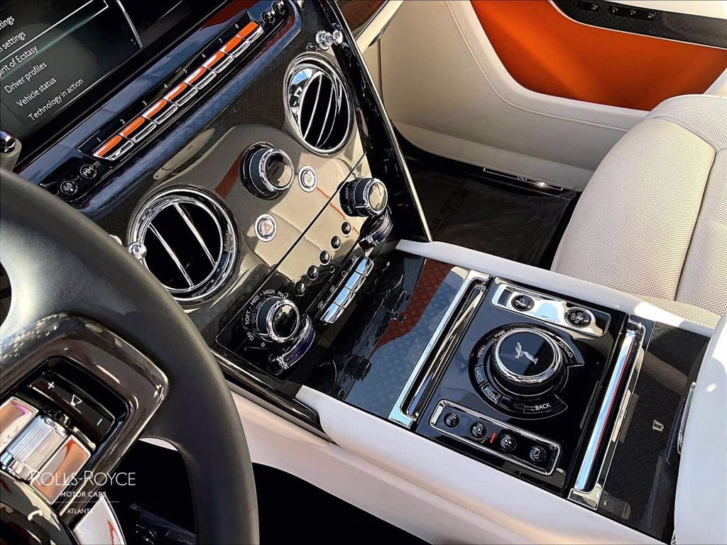 2022 Crystal over Orange Metallic Rolls-Royce Cullinan Black Badge AWD SUV