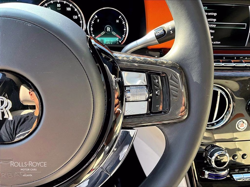 2022 Crystal over Orange Metallic Rolls-Royce Cullinan Black Badge AWD SUV