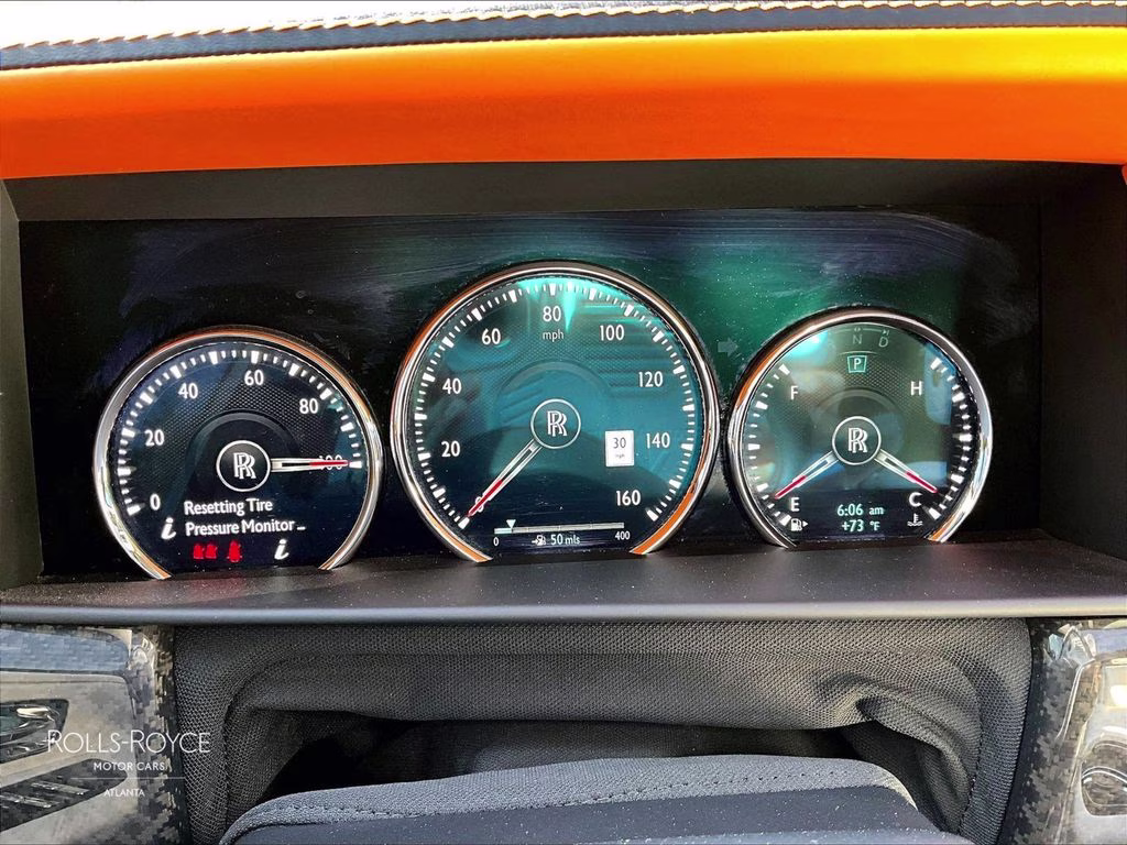 2022 Crystal over Orange Metallic Rolls-Royce Cullinan Black Badge AWD SUV