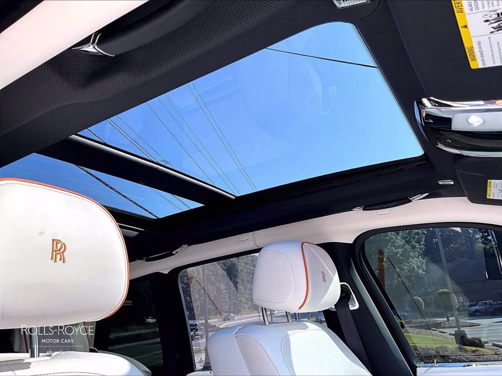 2022 Crystal over Orange Metallic Rolls-Royce Cullinan Black Badge AWD SUV