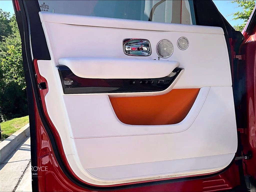 2022 Crystal over Orange Metallic Rolls-Royce Cullinan Black Badge AWD SUV
