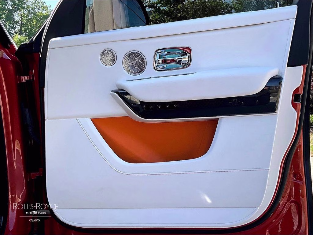 2022 Crystal over Orange Metallic Rolls-Royce Cullinan Black Badge AWD SUV