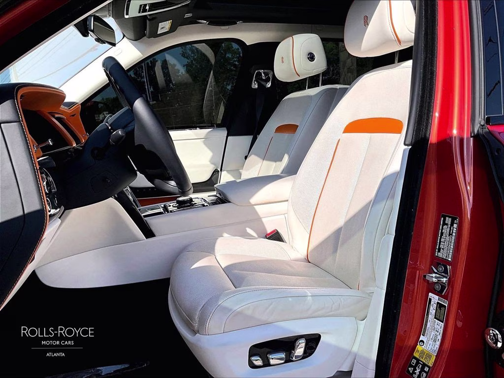 2022 Crystal over Orange Metallic Rolls-Royce Cullinan Black Badge AWD SUV