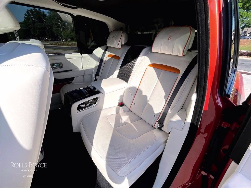2022 Crystal over Orange Metallic Rolls-Royce Cullinan Black Badge AWD SUV