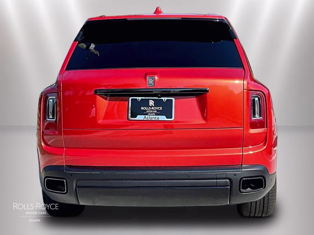 2022 Crystal over Orange Metallic Rolls-Royce Cullinan Black Badge AWD SUV