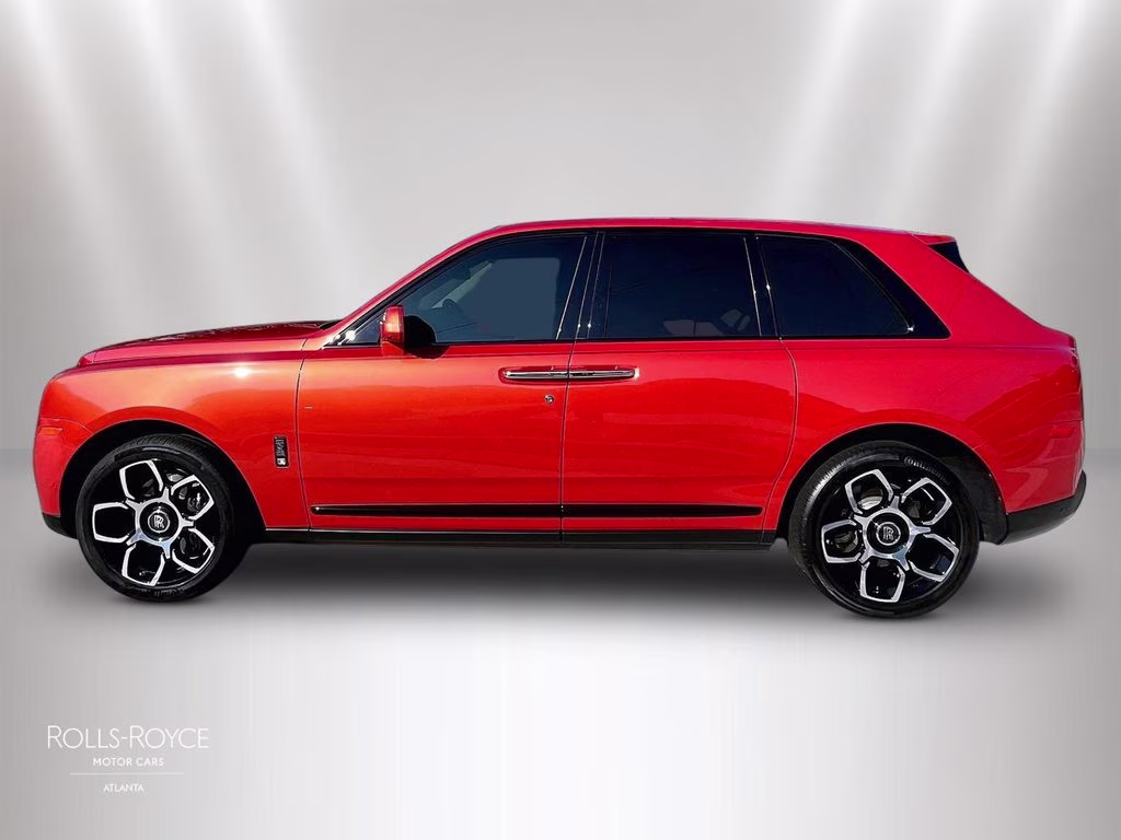 2022 Crystal over Orange Metallic Rolls-Royce Cullinan Black Badge AWD SUV