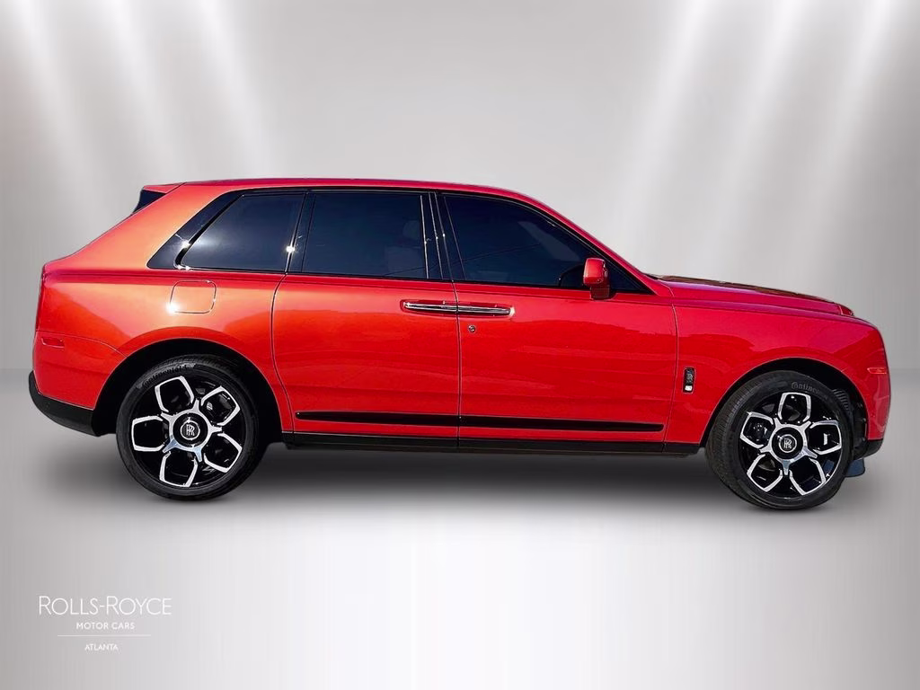 2022 Crystal over Orange Metallic Rolls-Royce Cullinan Black Badge AWD SUV