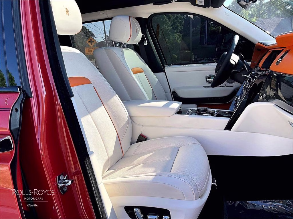 2022 Crystal over Orange Metallic Rolls-Royce Cullinan Black Badge AWD SUV