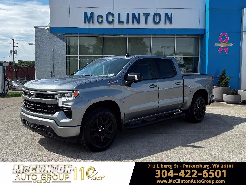 2026 Sterling Gray Metallic Chevrolet Silverado RST 4X4 Truck
