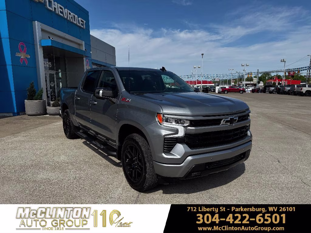 2026 Sterling Gray Metallic Chevrolet Silverado RST 4X4 Truck