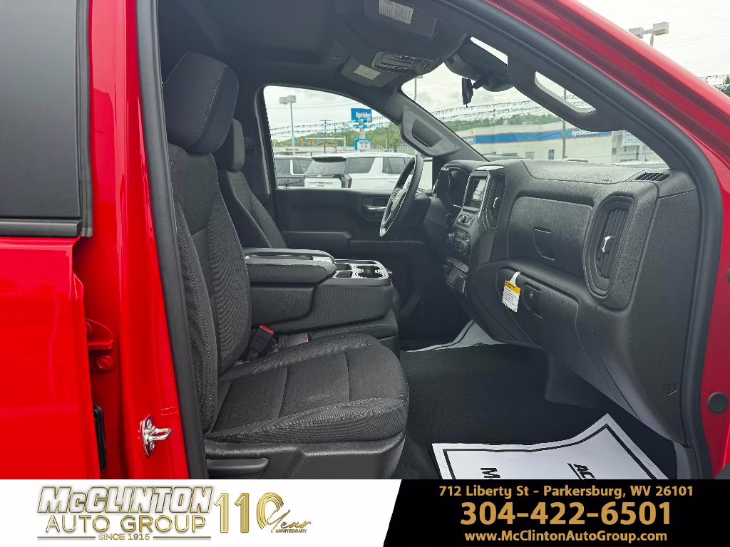 2026 Red Hot Chevrolet Silverado Custom Trail Boss 4X4 Truck