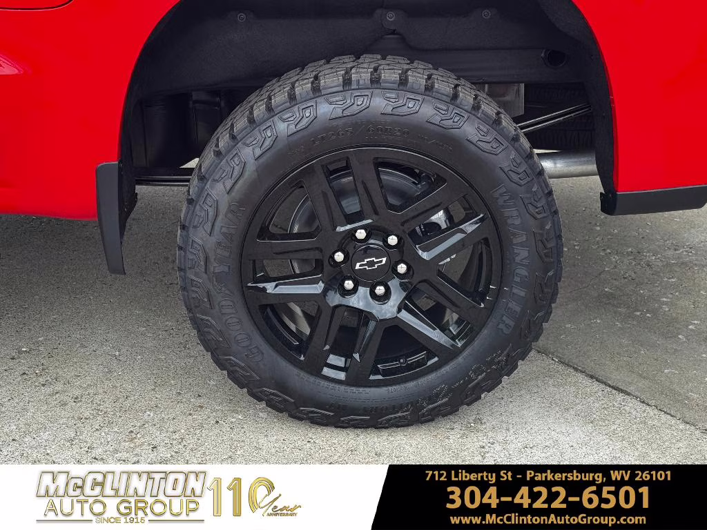 2026 Red Hot Chevrolet Silverado Custom Trail Boss 4X4 Truck