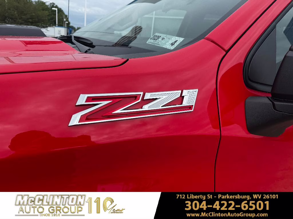 2026 Red Hot Chevrolet Silverado Custom Trail Boss 4X4 Truck