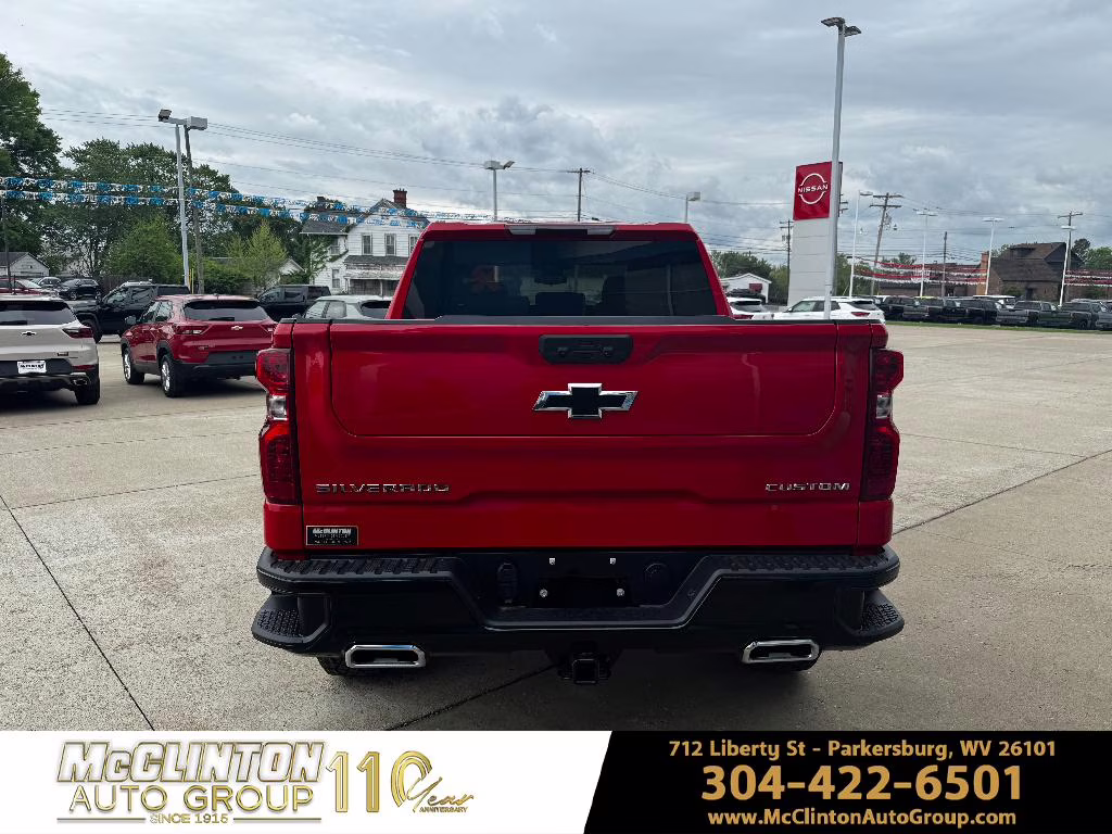 2026 Red Hot Chevrolet Silverado Custom Trail Boss 4X4 Truck