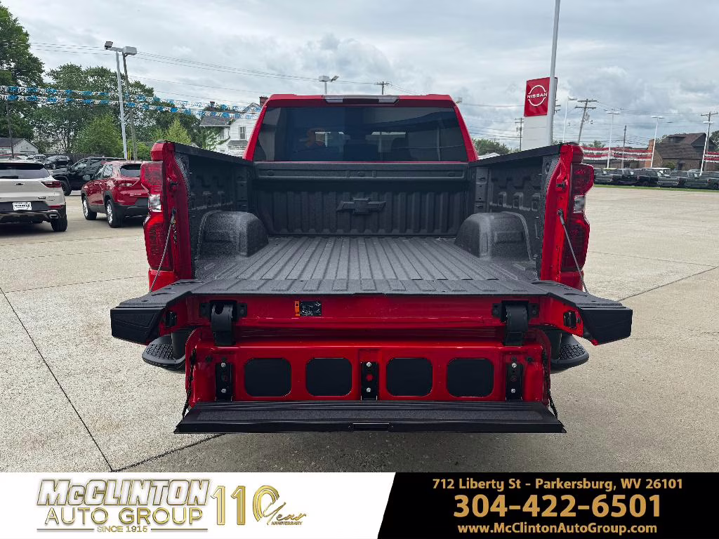 2026 Red Hot Chevrolet Silverado Custom Trail Boss 4X4 Truck