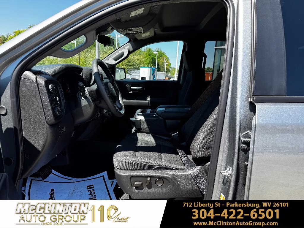 2026 Sterling Gray Metallic Chevrolet Silverado Custom Trail Boss 4X4 Truck