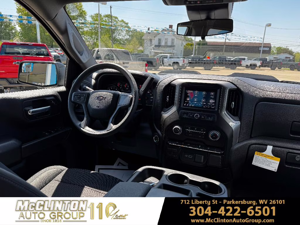 2026 Sterling Gray Metallic Chevrolet Silverado Custom Trail Boss 4X4 Truck