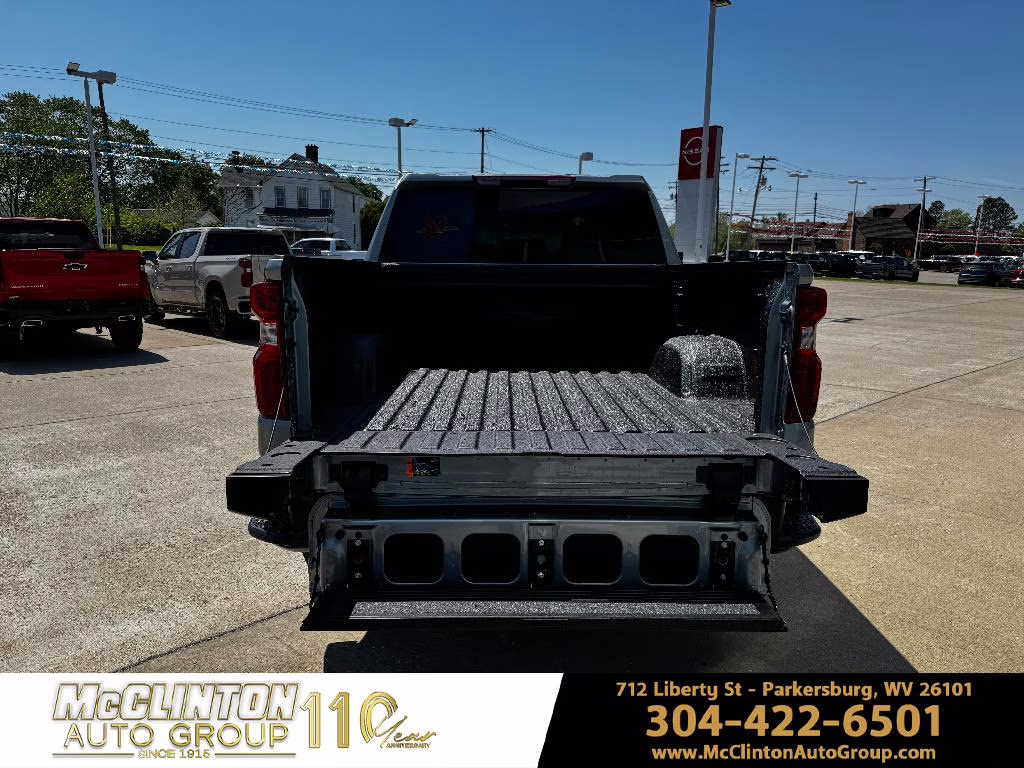 2026 Sterling Gray Metallic Chevrolet Silverado Custom Trail Boss 4X4 Truck